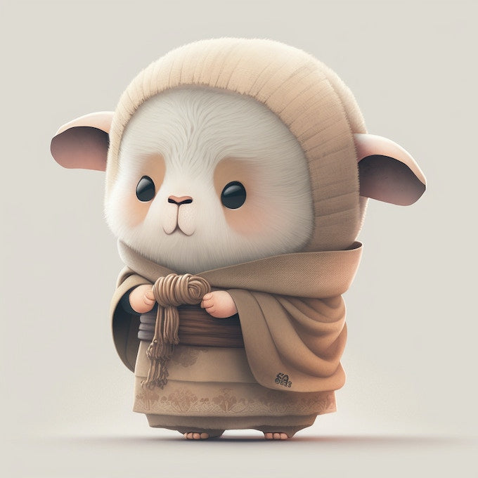 Sheep Fantazoor Chibi Miniature