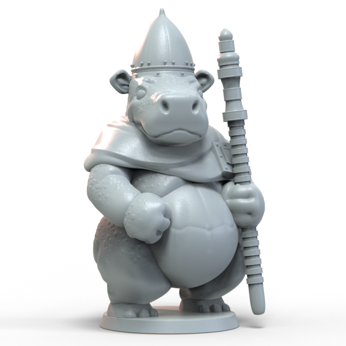 Hippo Fantazoor Chibi Miniature