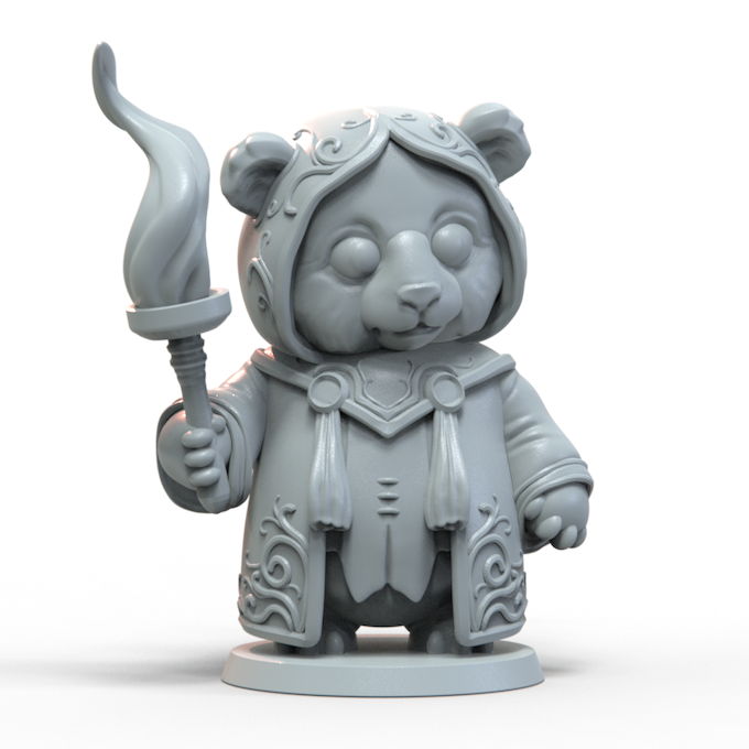 Panda Fantazoor Chibi Miniature