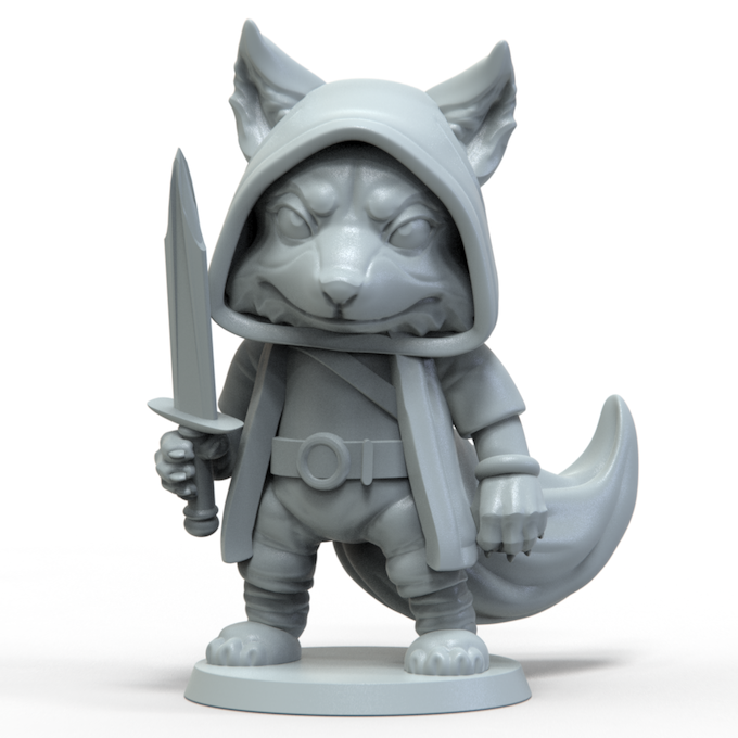 Fox Fantazoor Chibi Miniature
