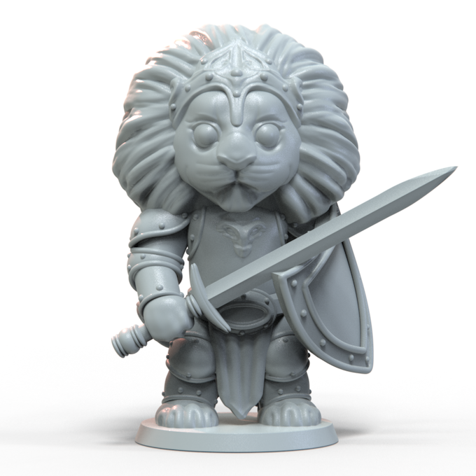 Lion Fantazoor Chibi Miniature