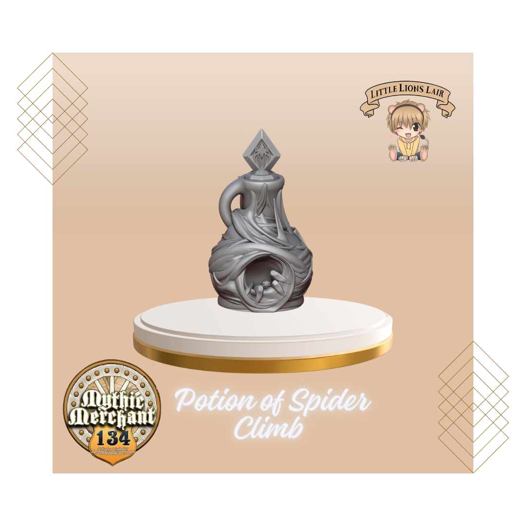 Potion of Spider Climb Potion Bottle Dice Holder