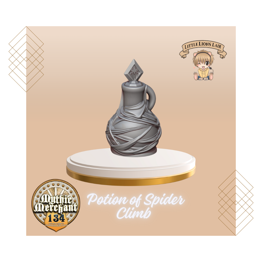 Potion of Spider Climb Potion Bottle Dice Holder
