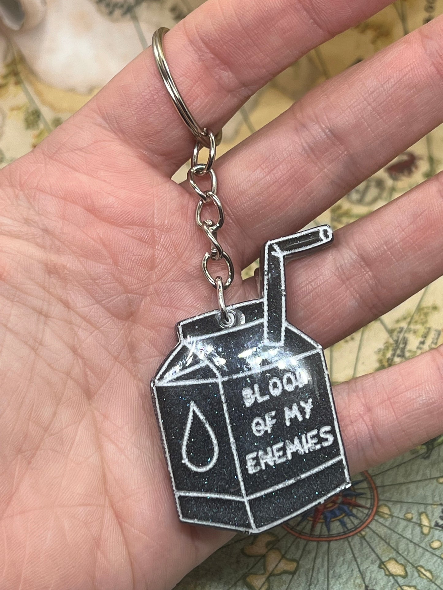 Blood of my enemies keychain