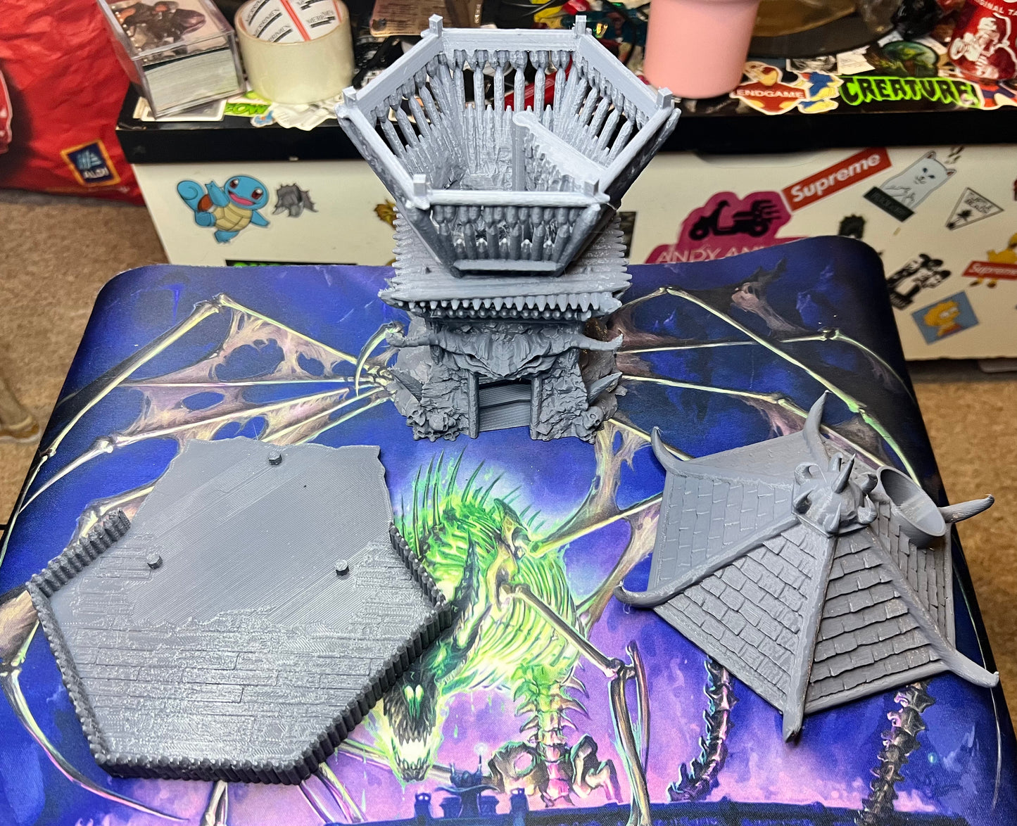 Fates End Barbarian Dice Tower - DnD, RPG, Call of Cthulhu, Dungeons and Dragons, Pathfinder, Table Top Gaming