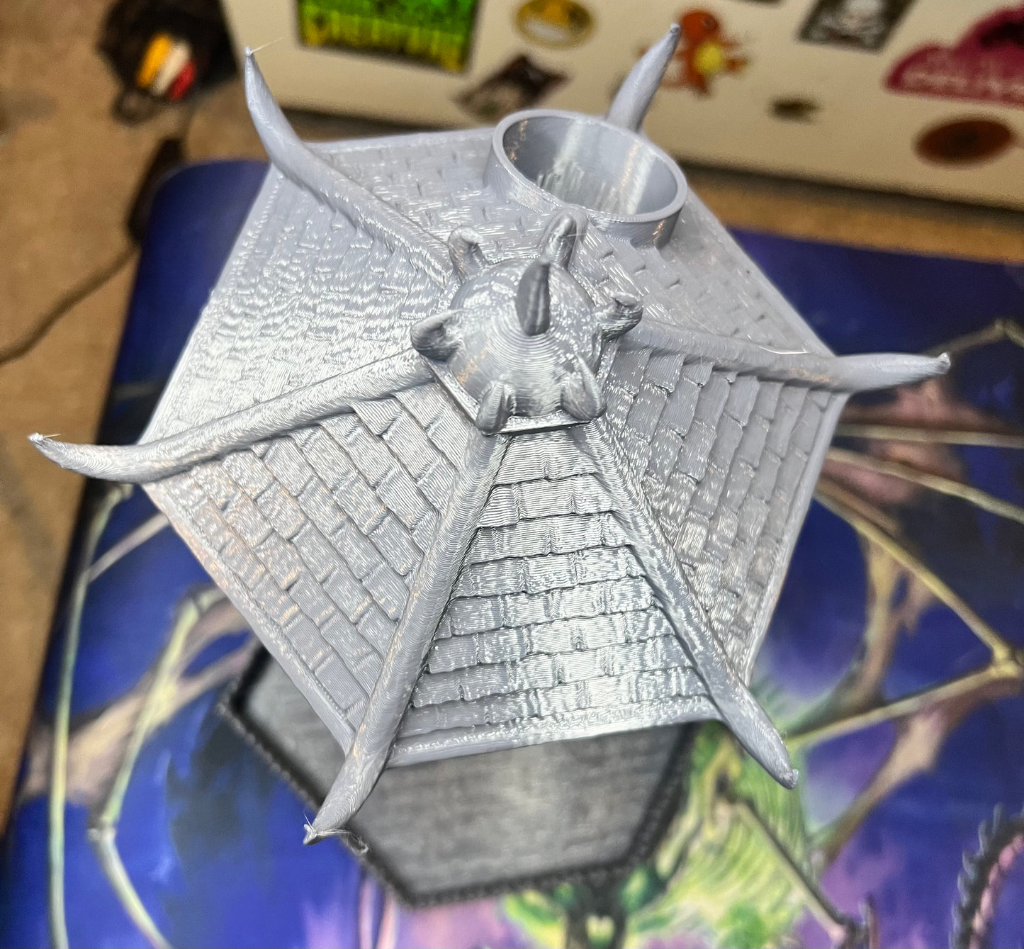 Fates End Barbarian Dice Tower - DnD, RPG, Call of Cthulhu, Dungeons and Dragons, Pathfinder, Table Top Gaming