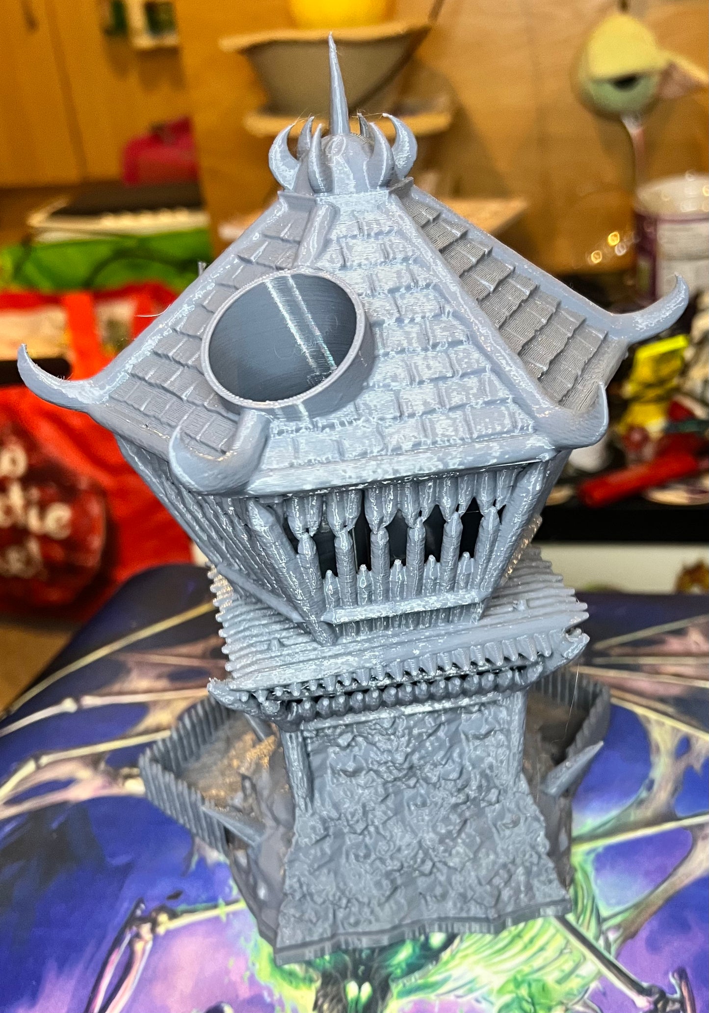 Fates End Barbarian Dice Tower - DnD, RPG, Call of Cthulhu, Dungeons and Dragons, Pathfinder, Table Top Gaming