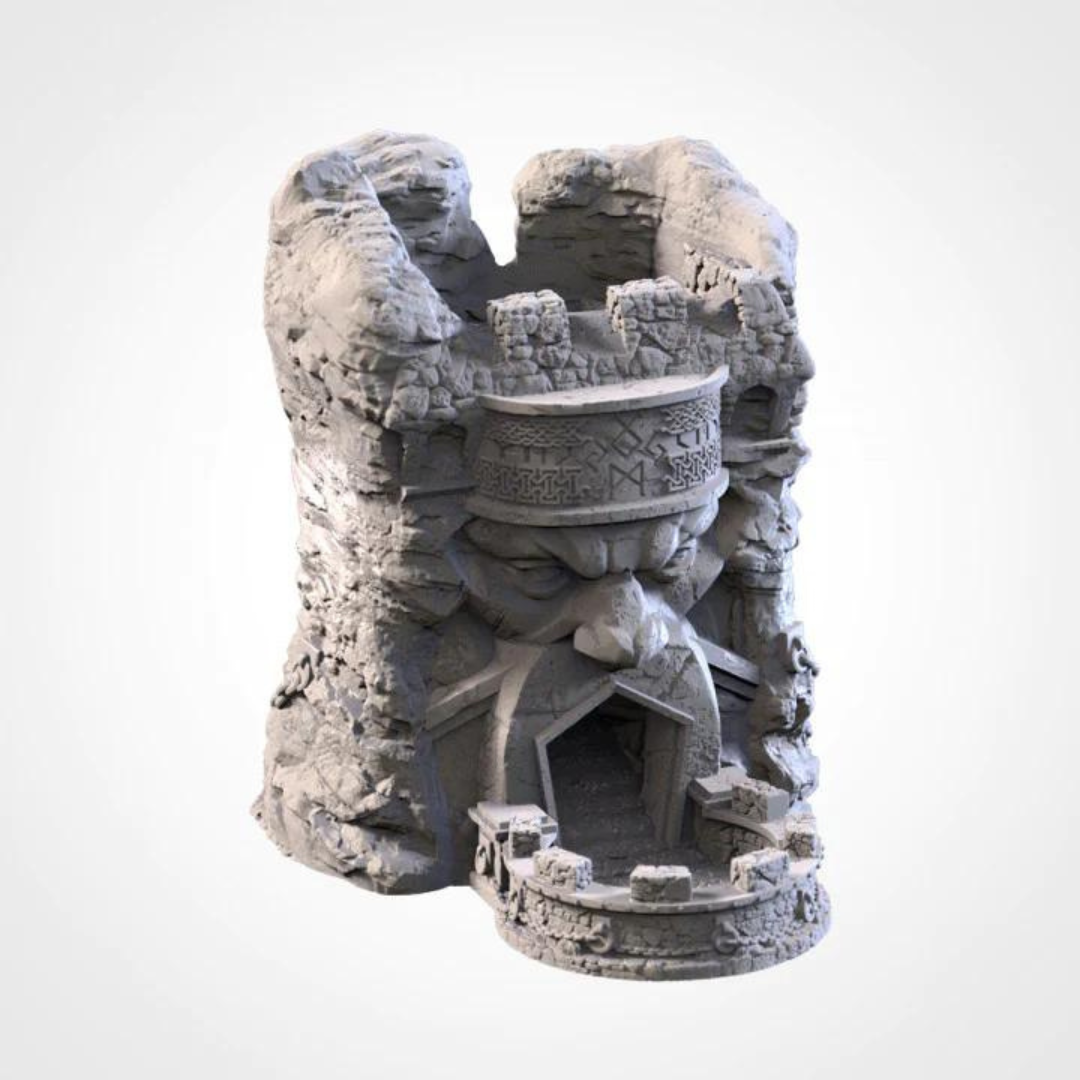 Dwarf Bastion Dice Tower - The Game of Destiny - Txarli Factory