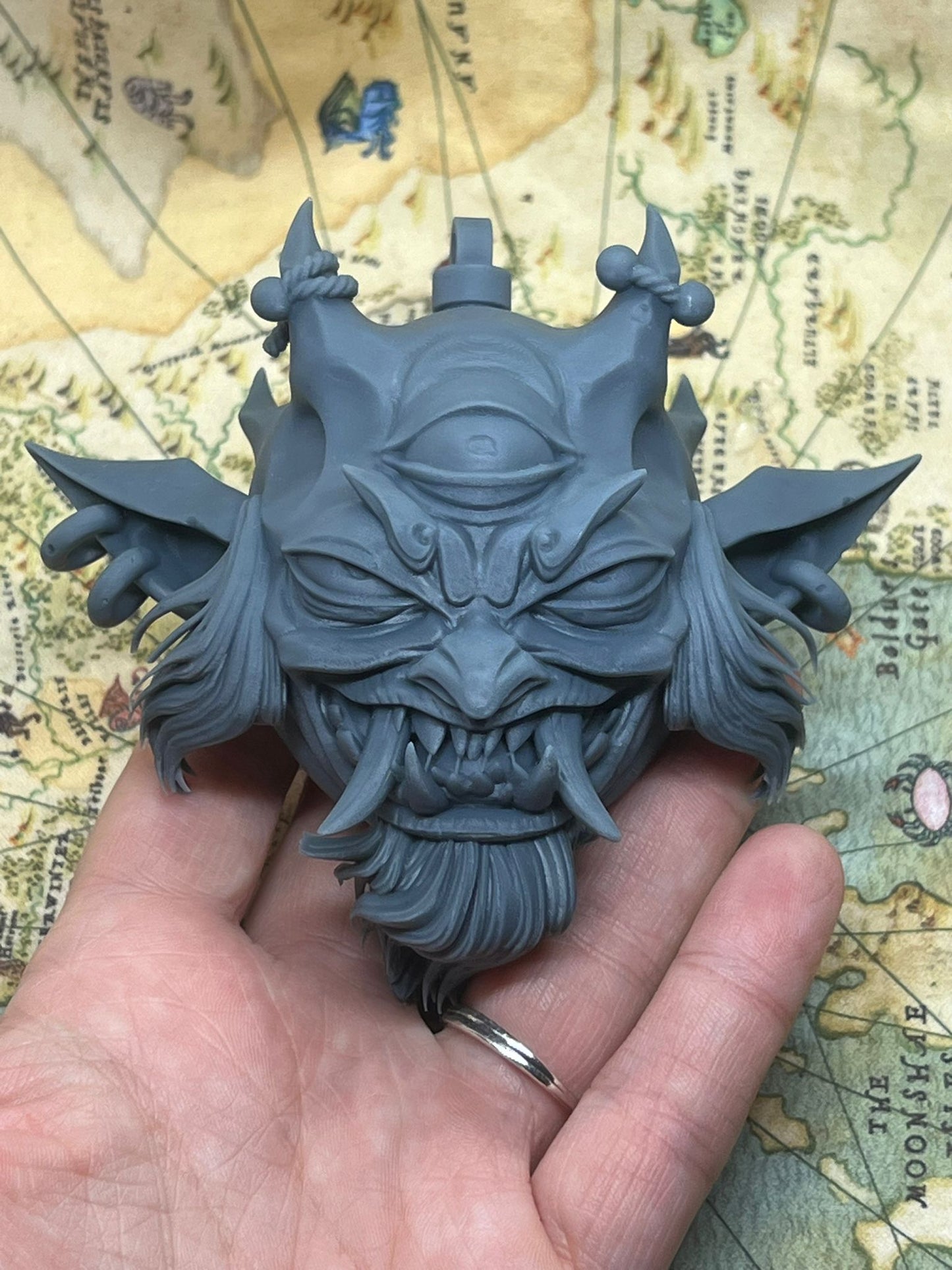 Oni Mask - Christmas Balls - Freaks & Rol - Christmas Bauble