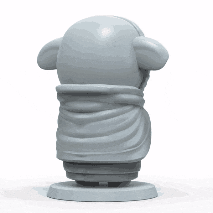 Sheep Fantazoor Chibi Miniature