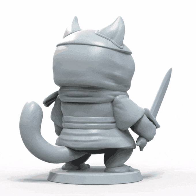 Cat Fantazoor Chibi Miniature