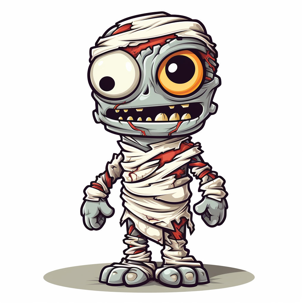 Mummy Goo Goo Ghosty Resin Minatare