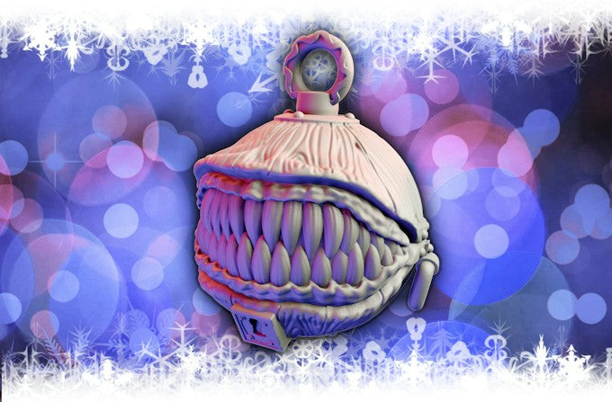 Teeth Bauble Mimic Christmas Decorations