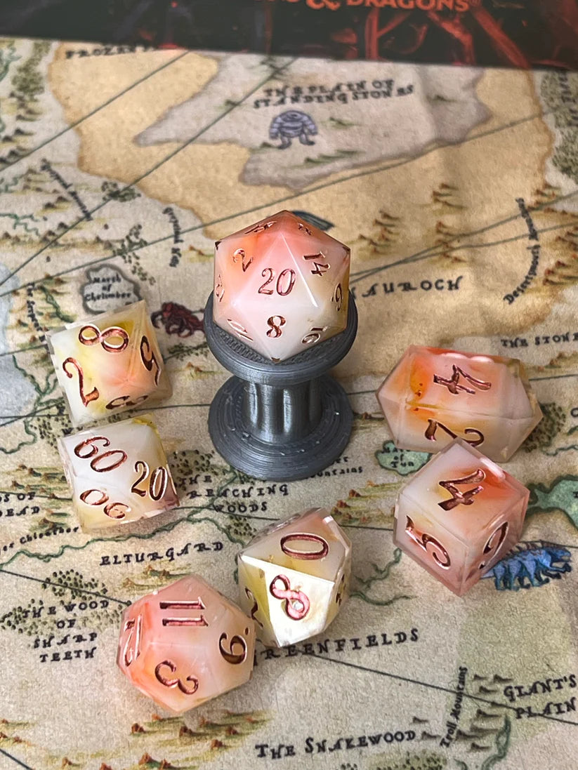 Custom Handmade Resin Dice