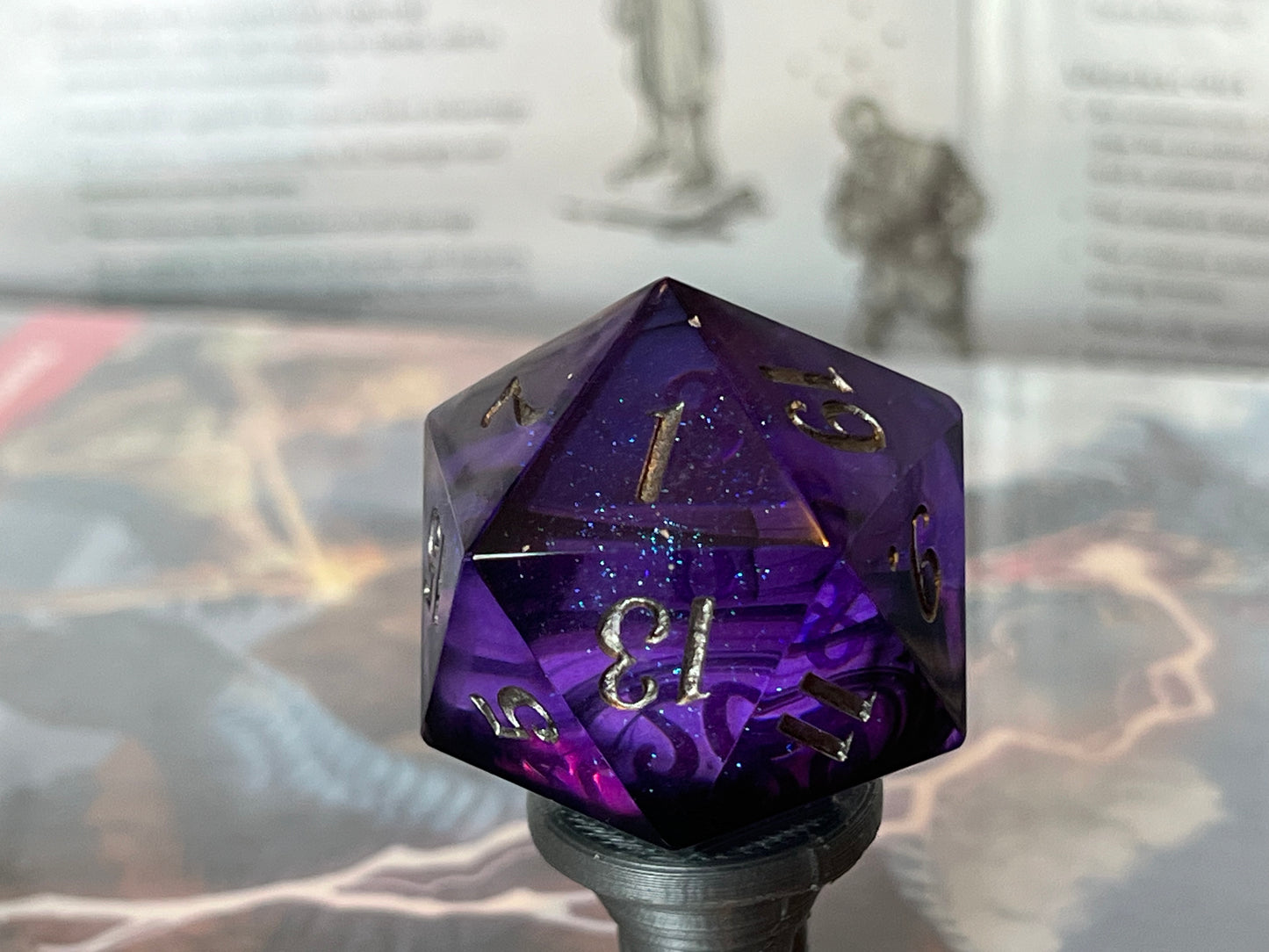 Dark tower inspired handmade 35MM chonk D20