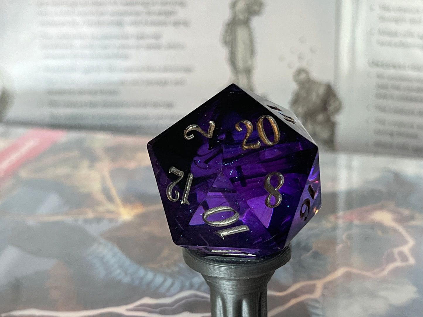 Dark tower inspired handmade 35MM chonk D20