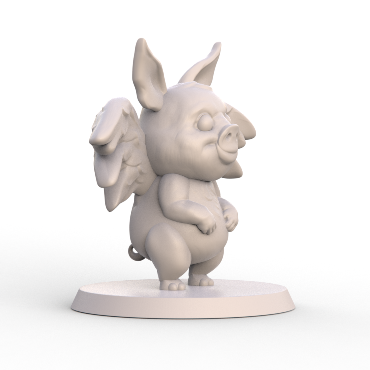 Dragon Pig Dragonimals Resin Minatare