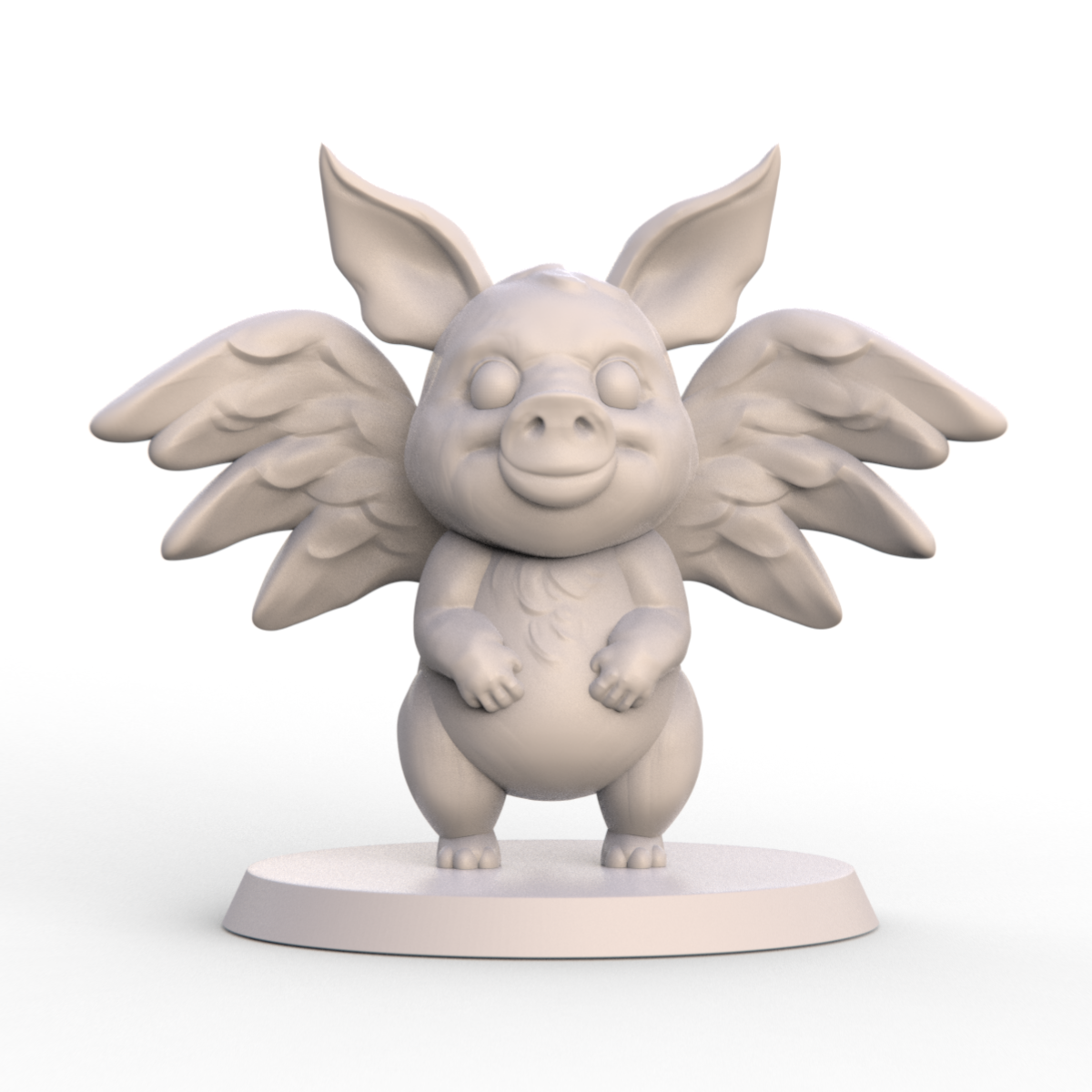 Dragon Pig Dragonimals Resin Minatare