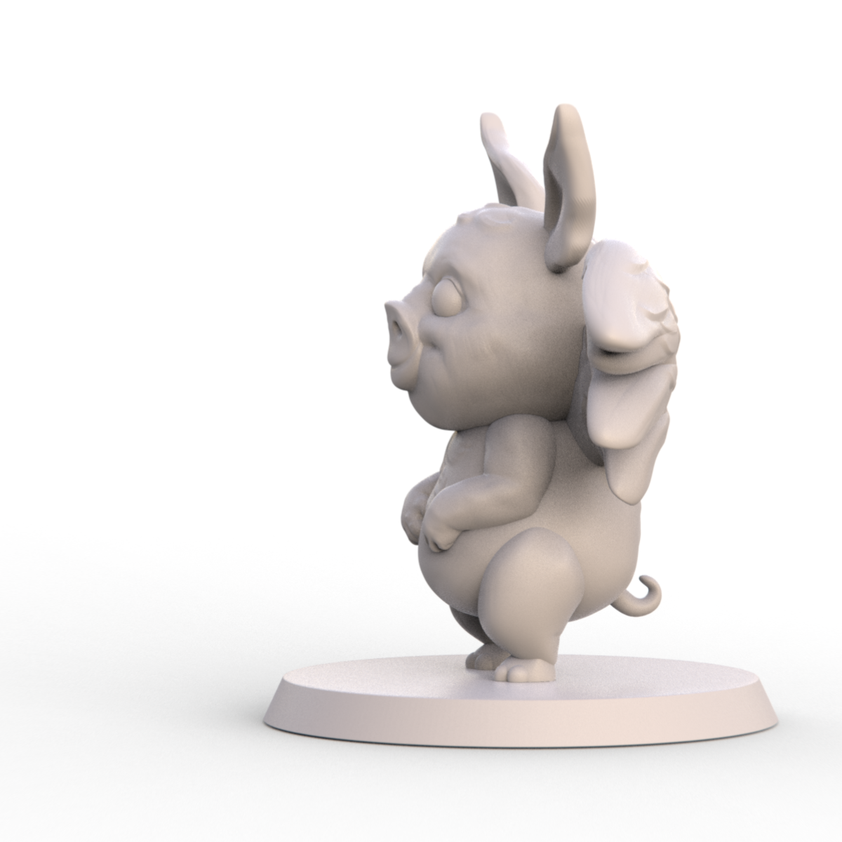 Dragon Pig Dragonimals Resin Minatare