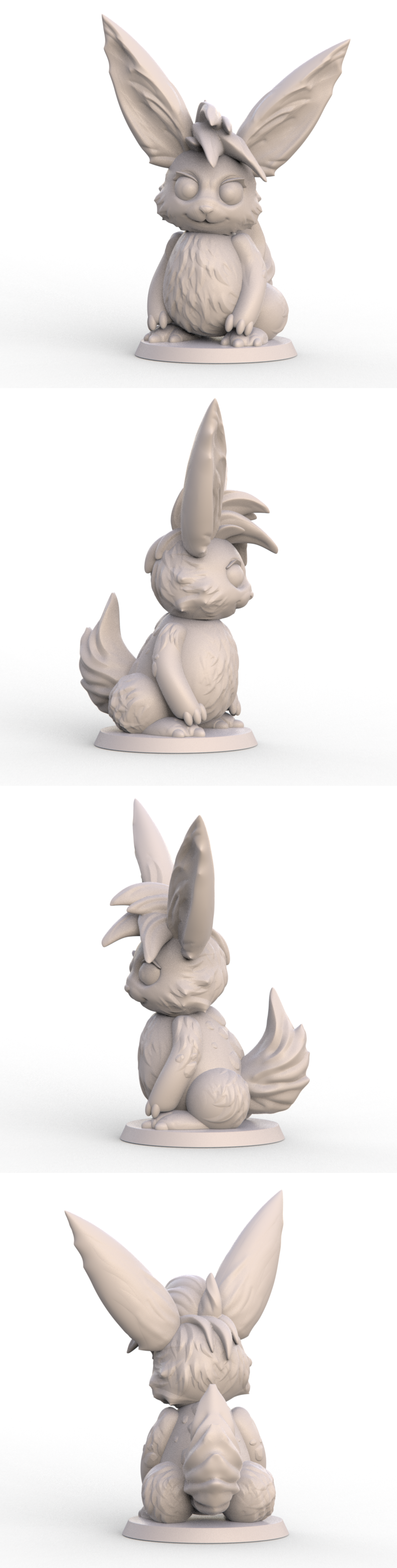 Dragorabbit Dragonimals Resin Minatare