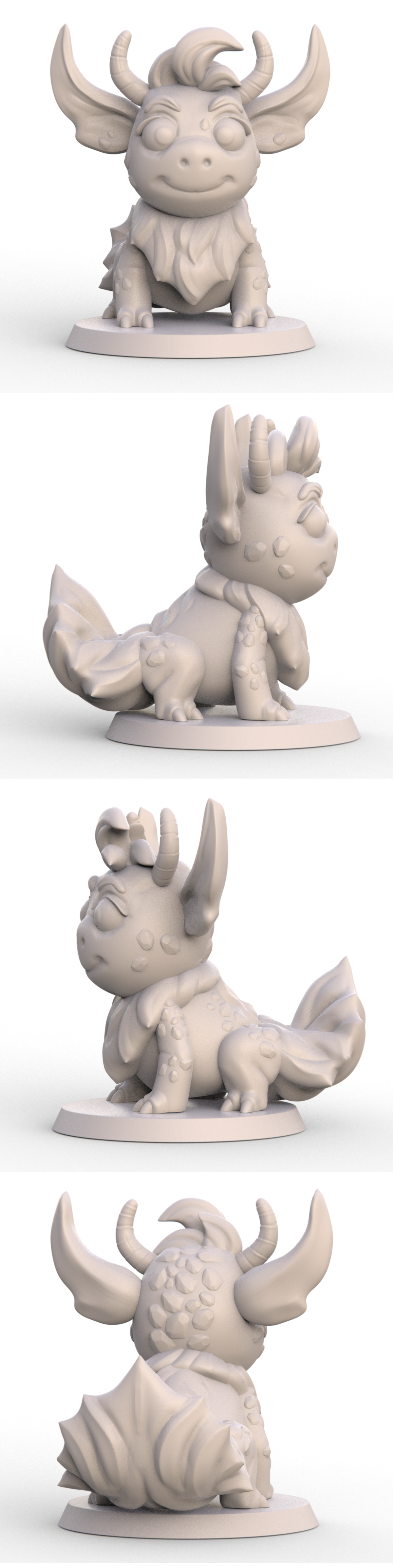 Dragobull Dragonimals Resin Minatare