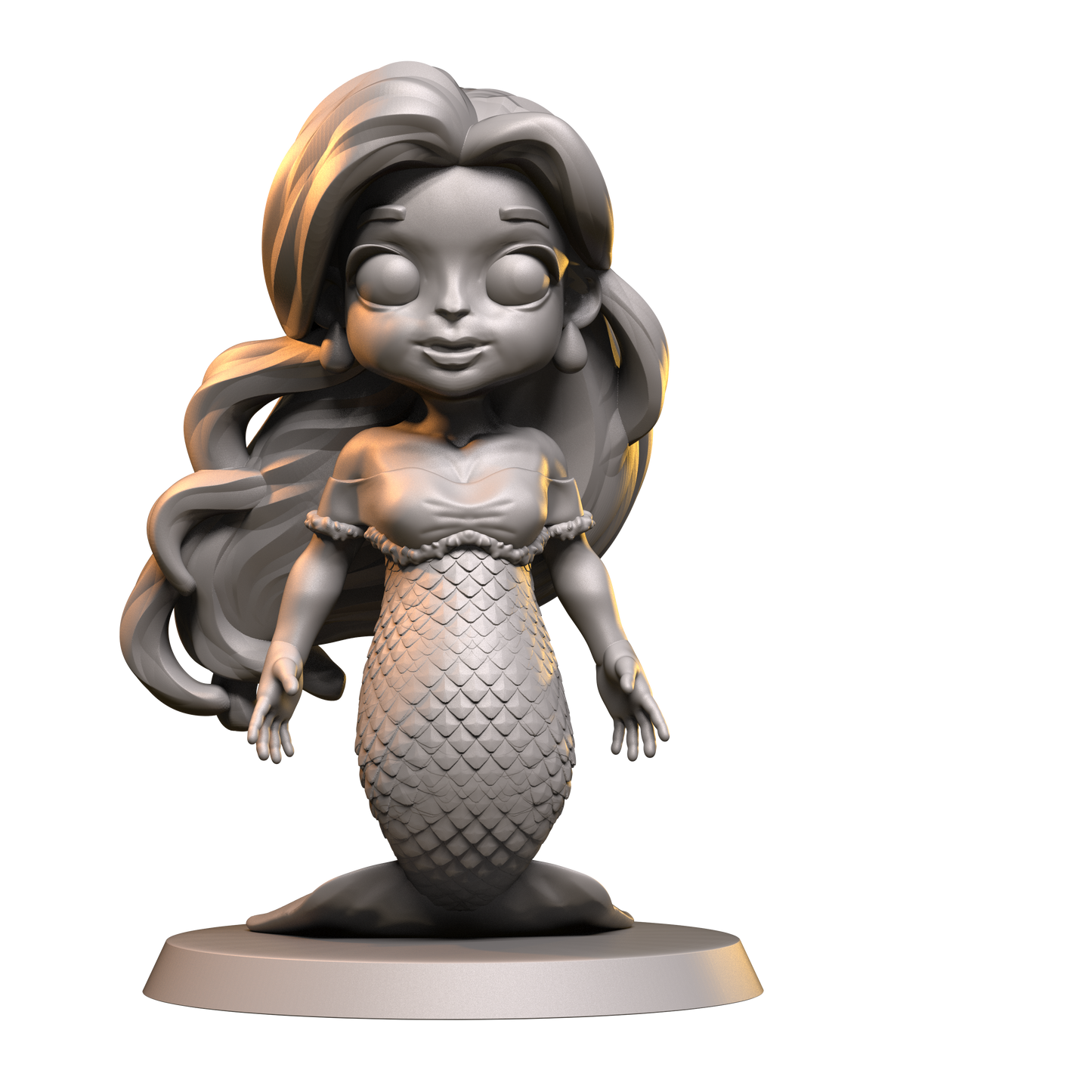 Mermaid Goo Goo Ghosty Resin Minatare