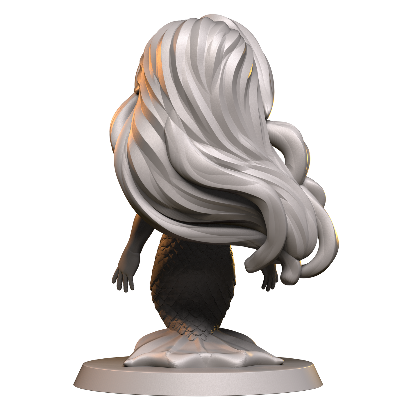Mermaid Goo Goo Ghosty Resin Minatare