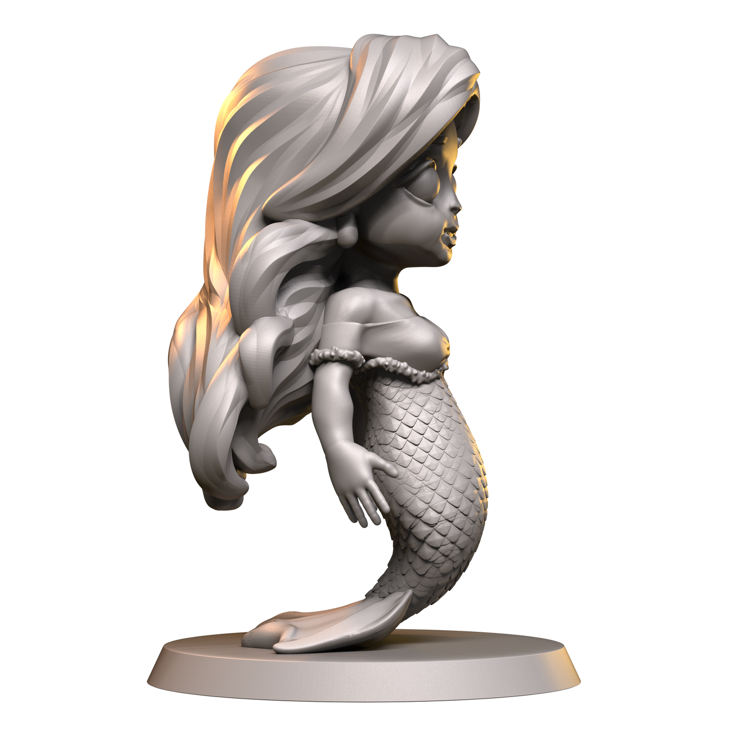 Mermaid Goo Goo Ghosty Resin Minatare