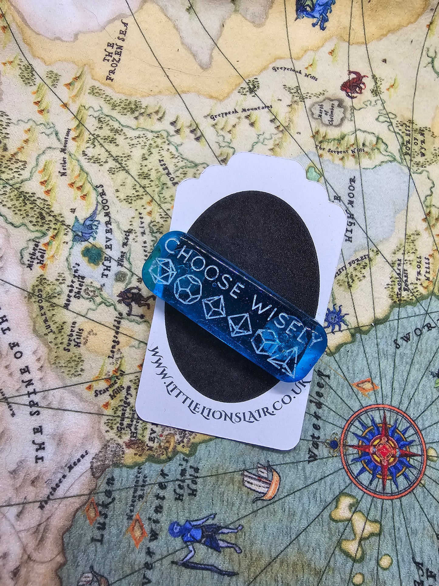 Choose wisely pin badge