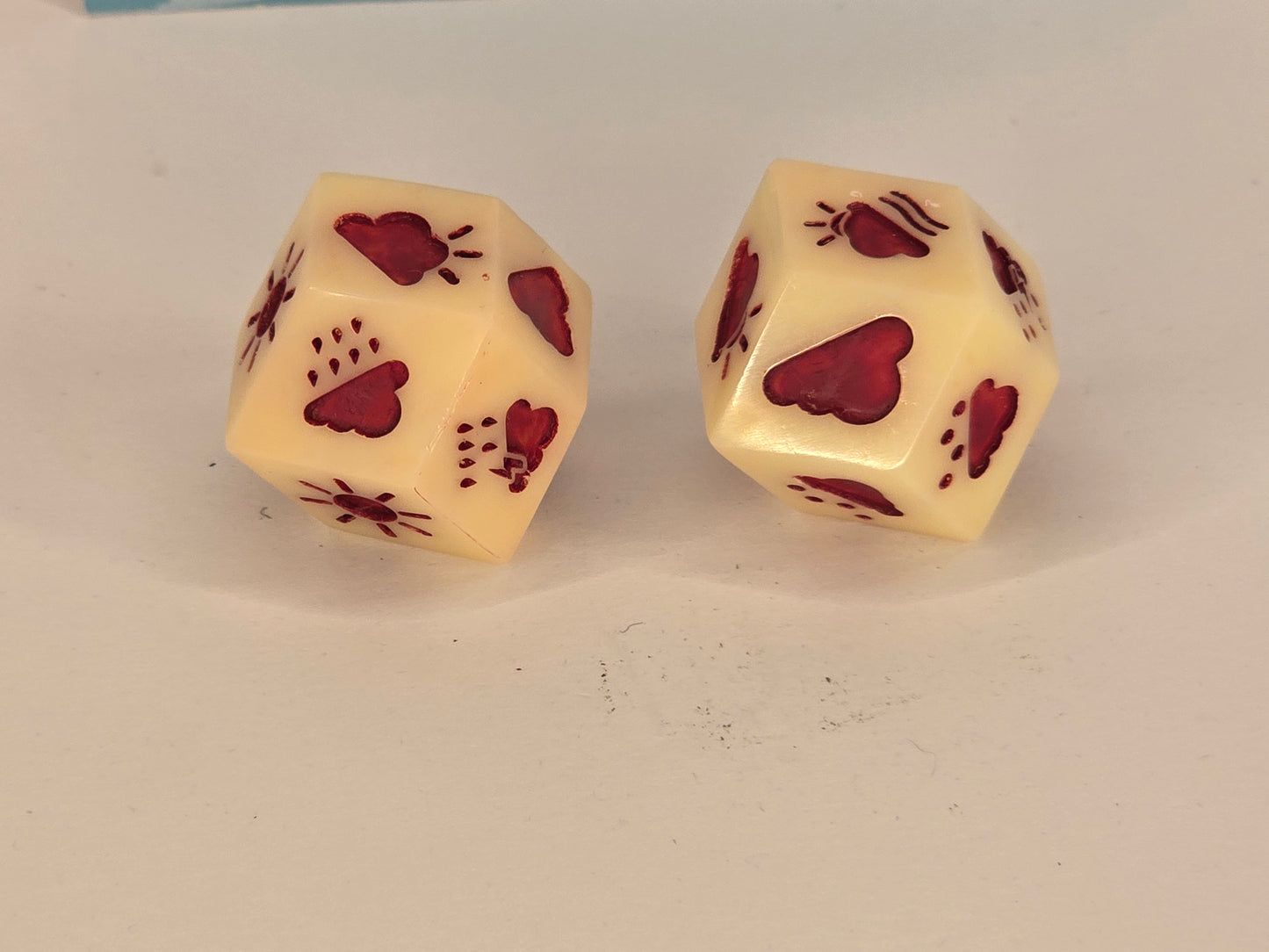 Bones? Handmade weather dice