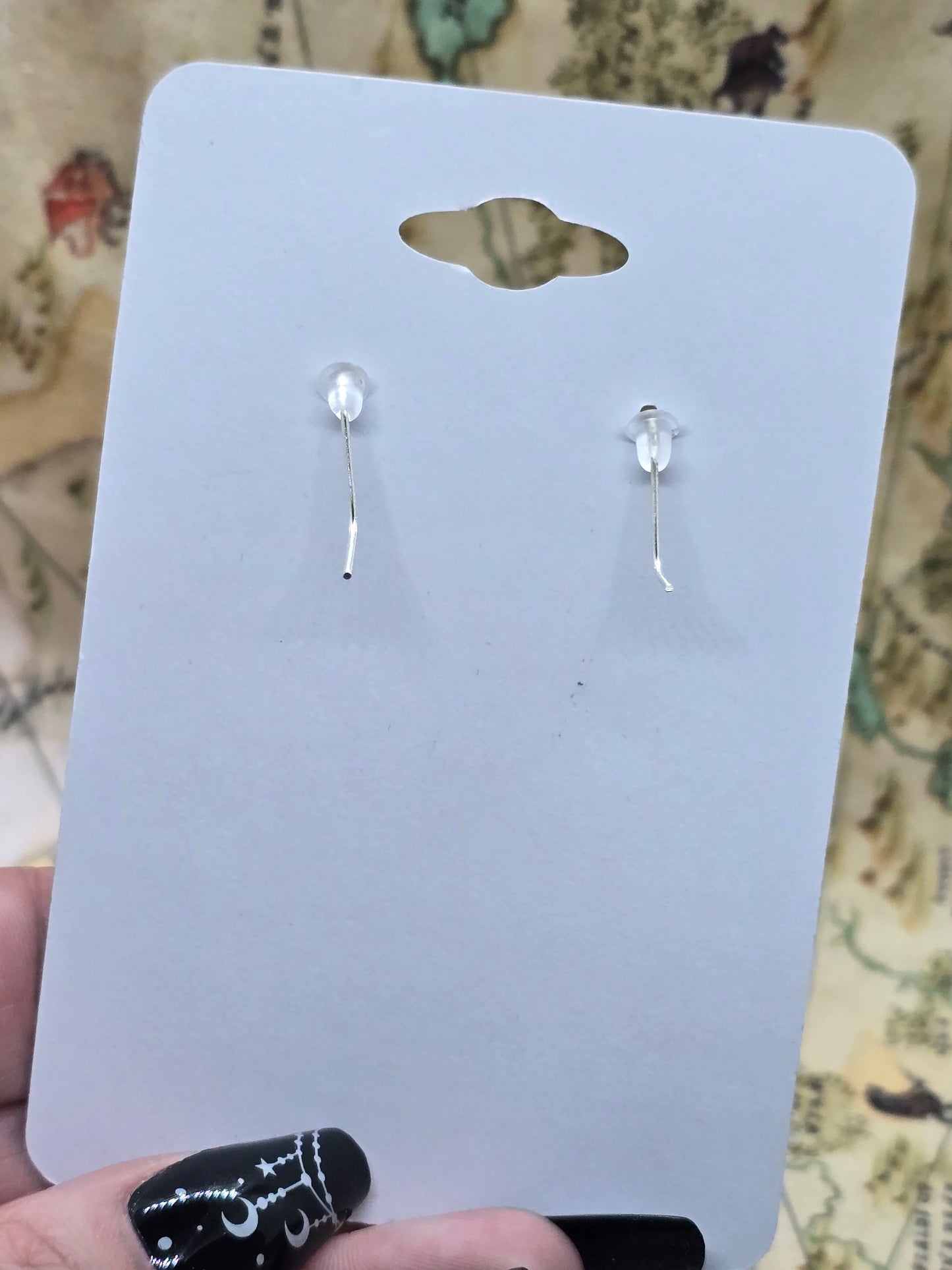 Dice sword earrings!