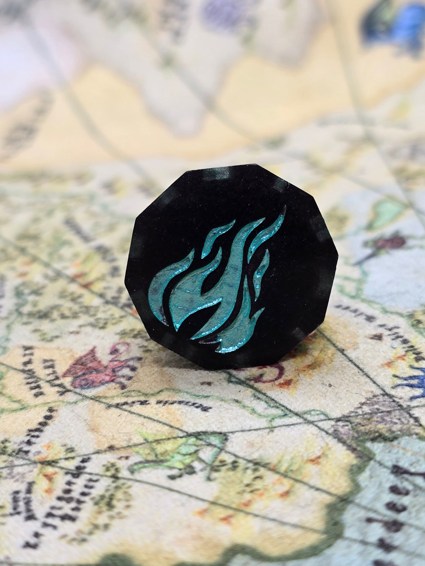 FireBolt D10 handmade dice