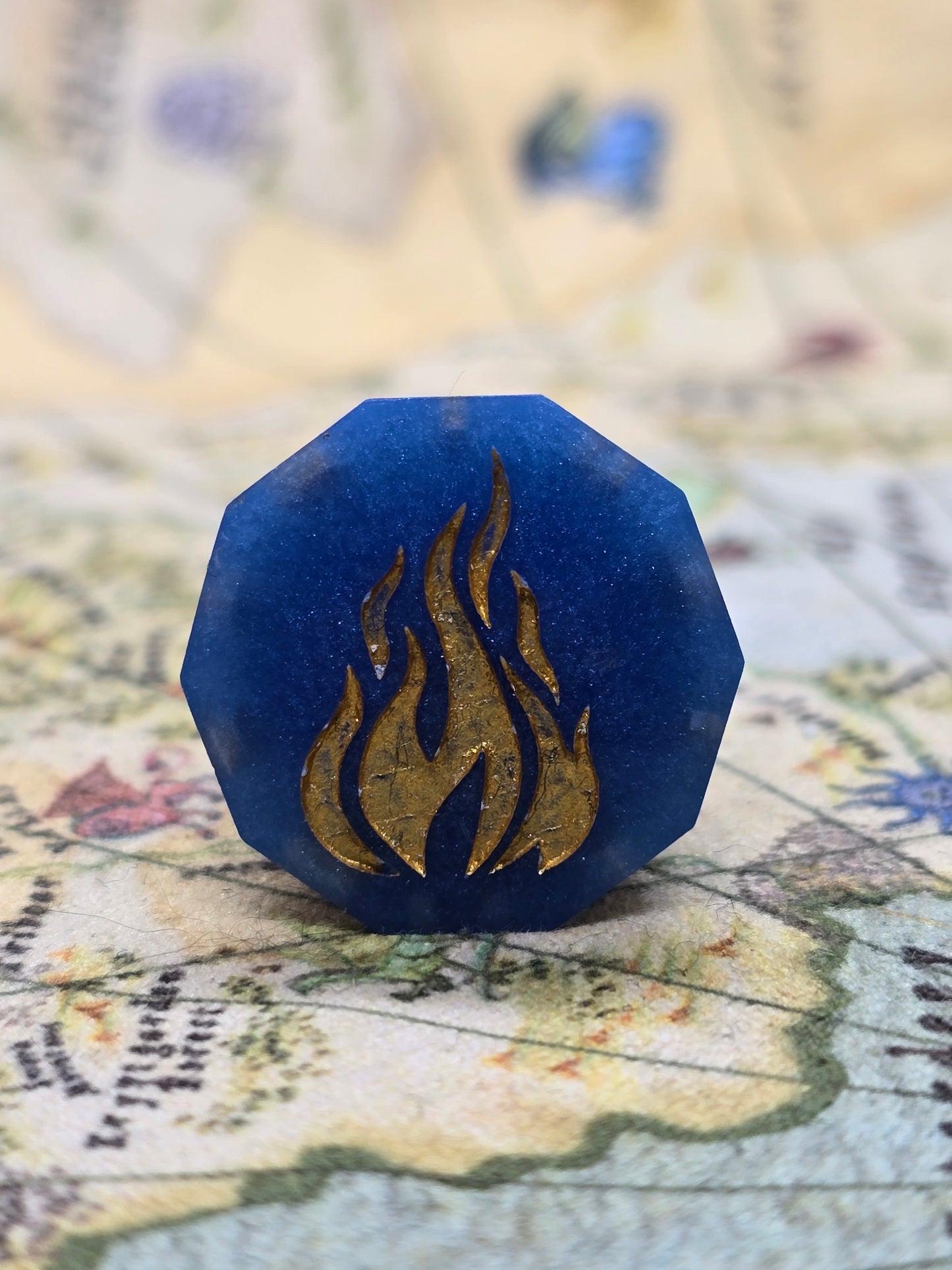 Firebolt D10 handmade dice