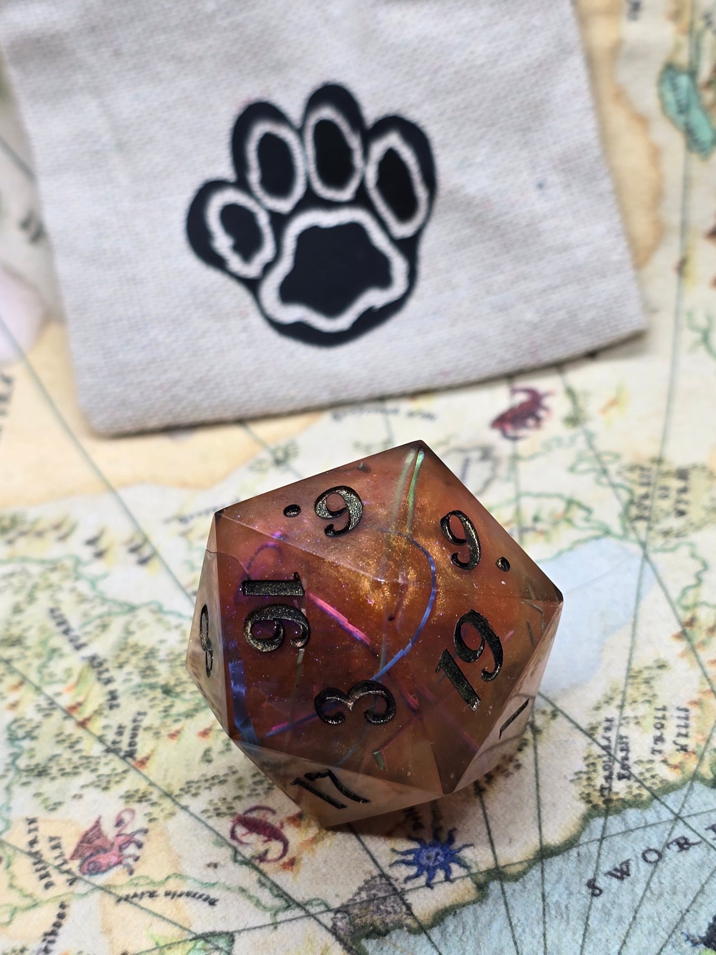 Rainbow treasure handmade 35mm D20