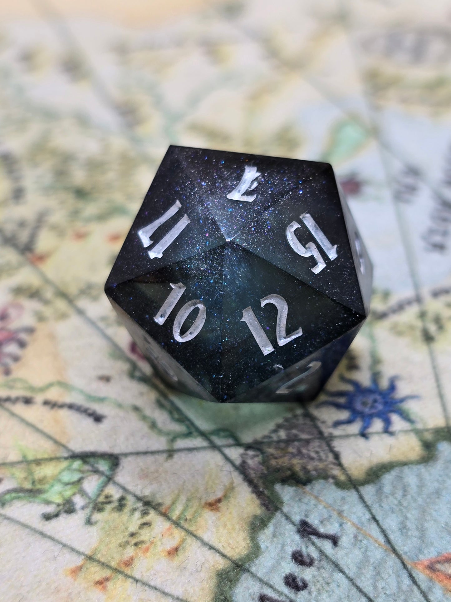 Crit! Shit. Handmade d20