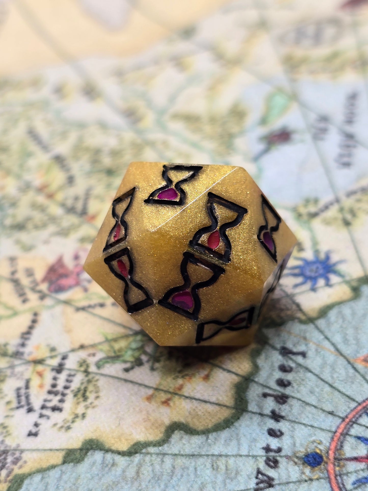 Midas death save handmade dice