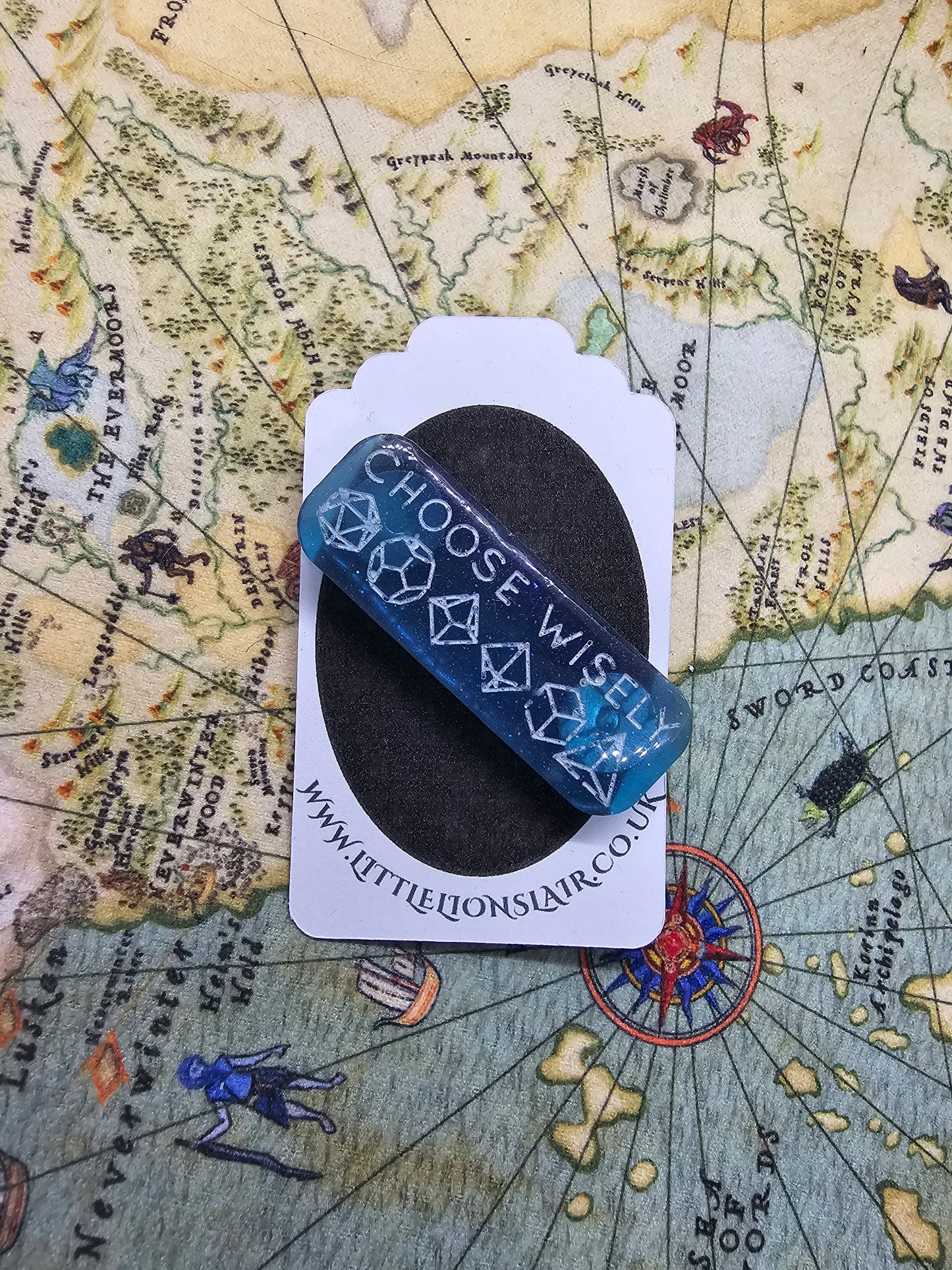 Choose wisely pin badge