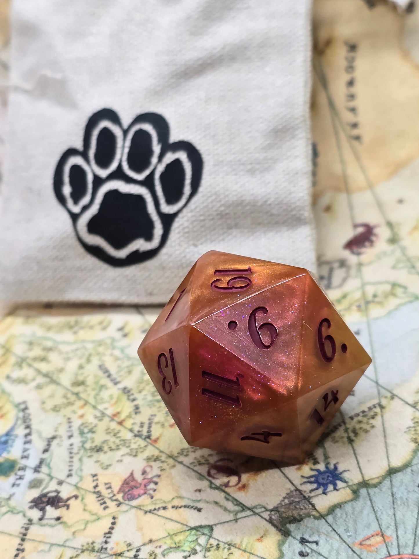 Golden fey handmade 35mm D20