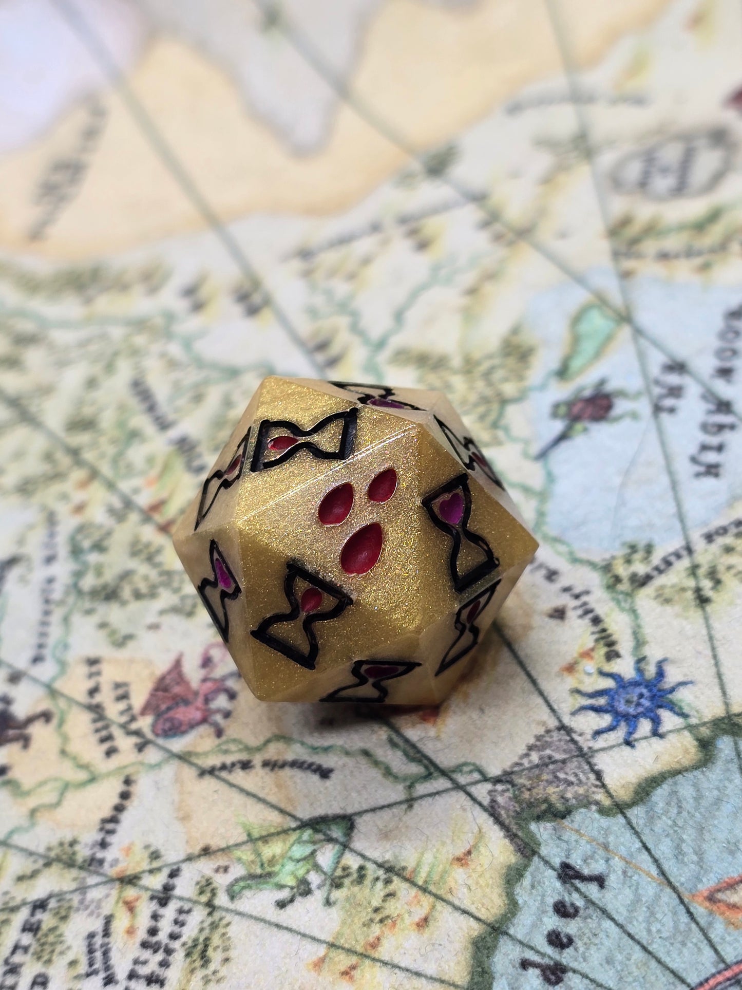 Midas death save handmade dice