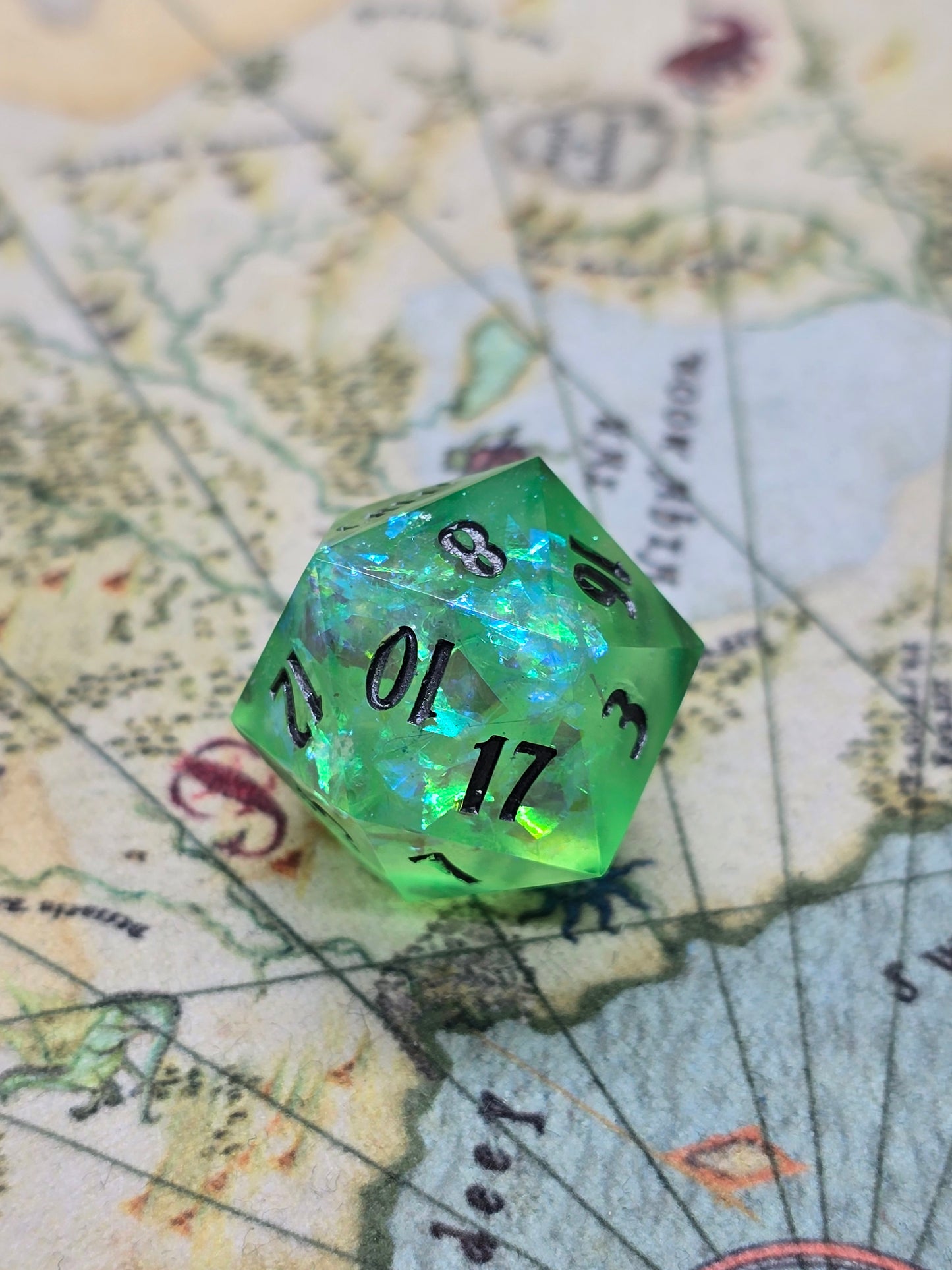 Crit! Shit. Handmade D20