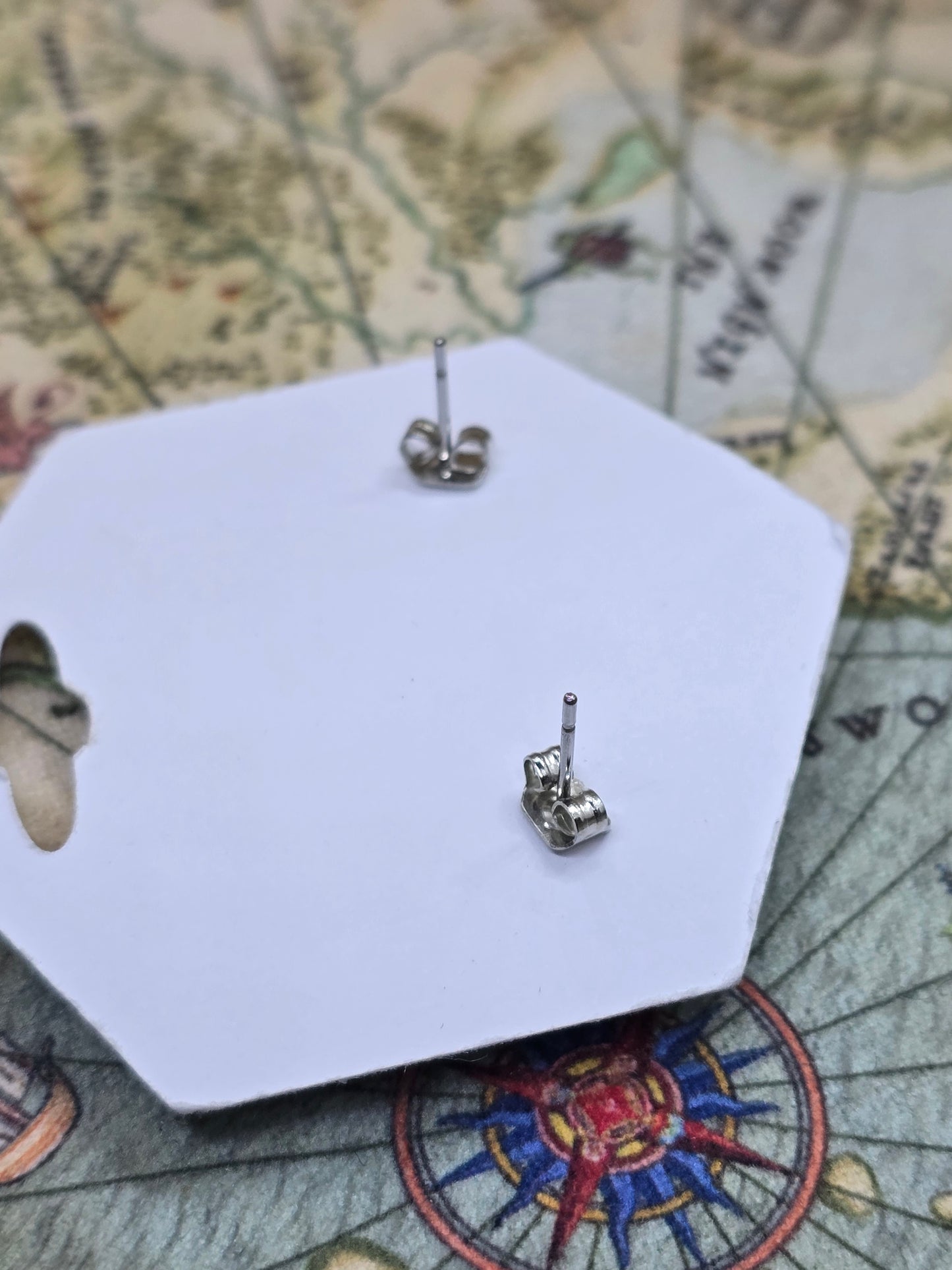 Hockey mask killer earrings