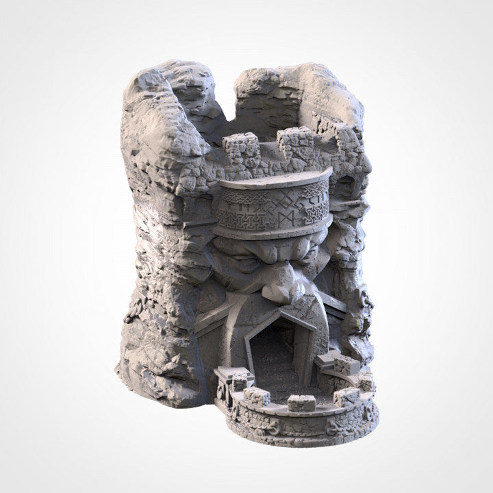 Dwarf Bastion Dice Tower - The Game of Destiny - Txarli Factory