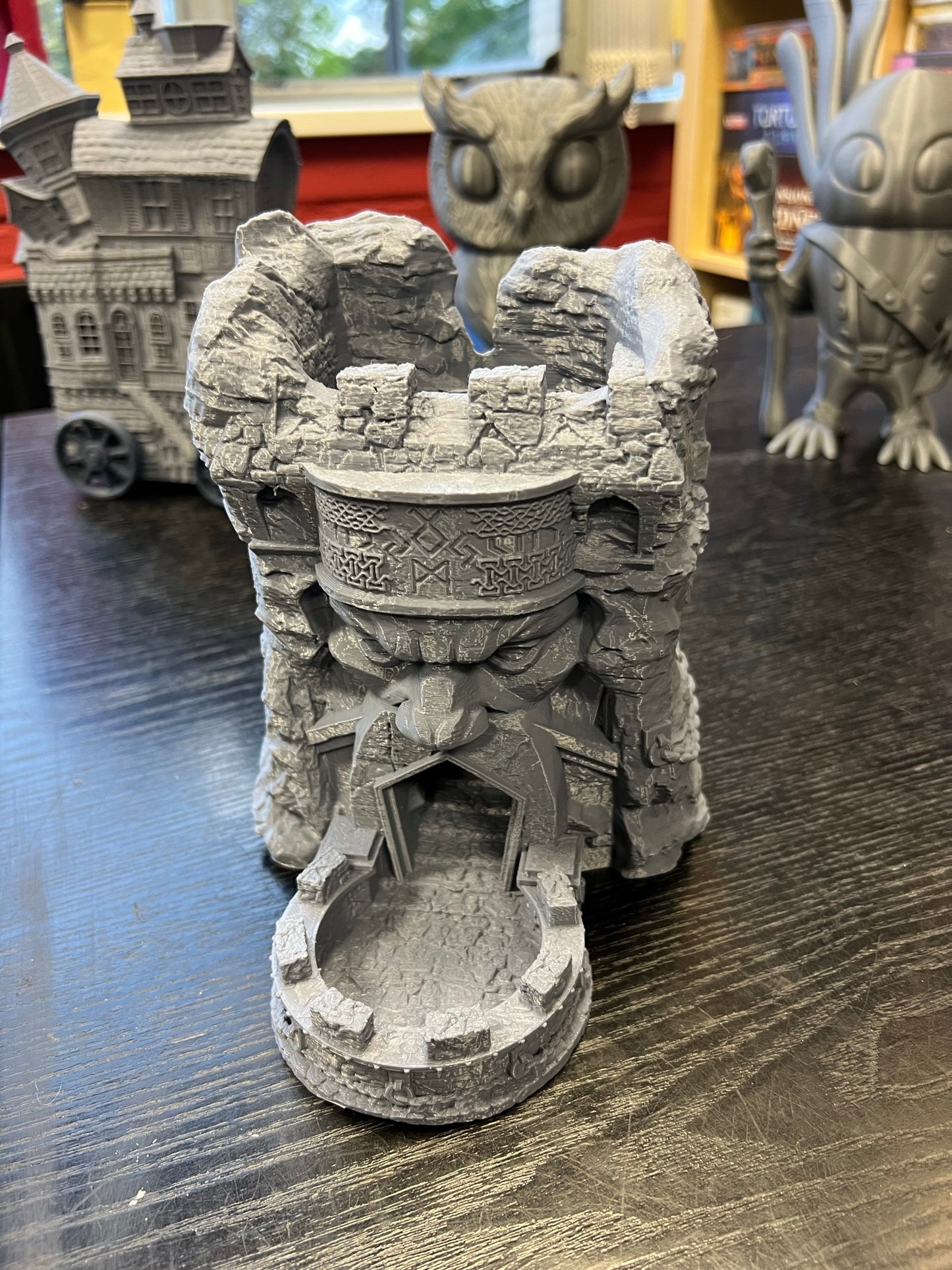 Dwarf Bastion Dice Tower - The Game of Destiny - Txarli Factory