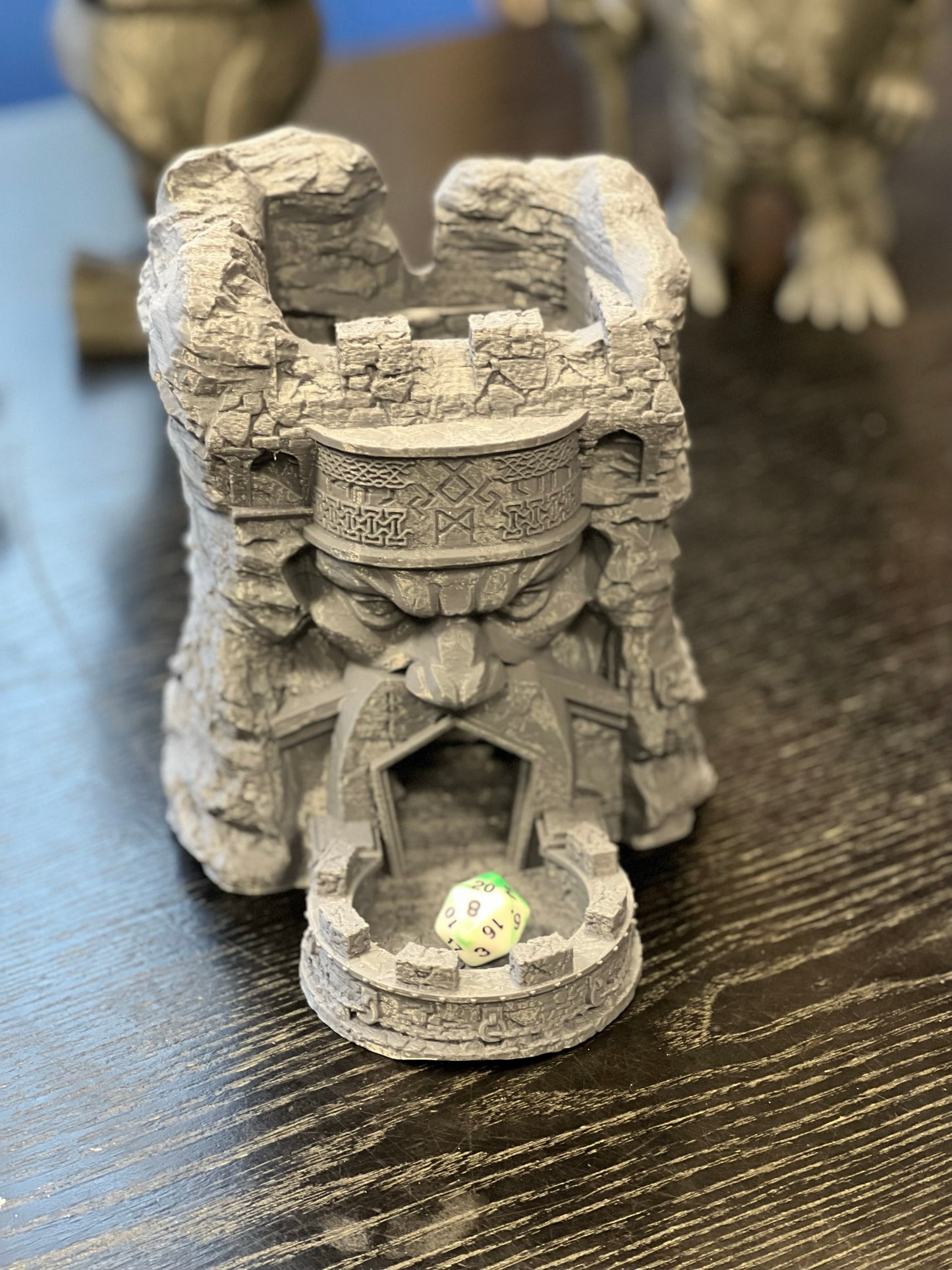 Dwarf Bastion Dice Tower - The Game of Destiny - Txarli Factory