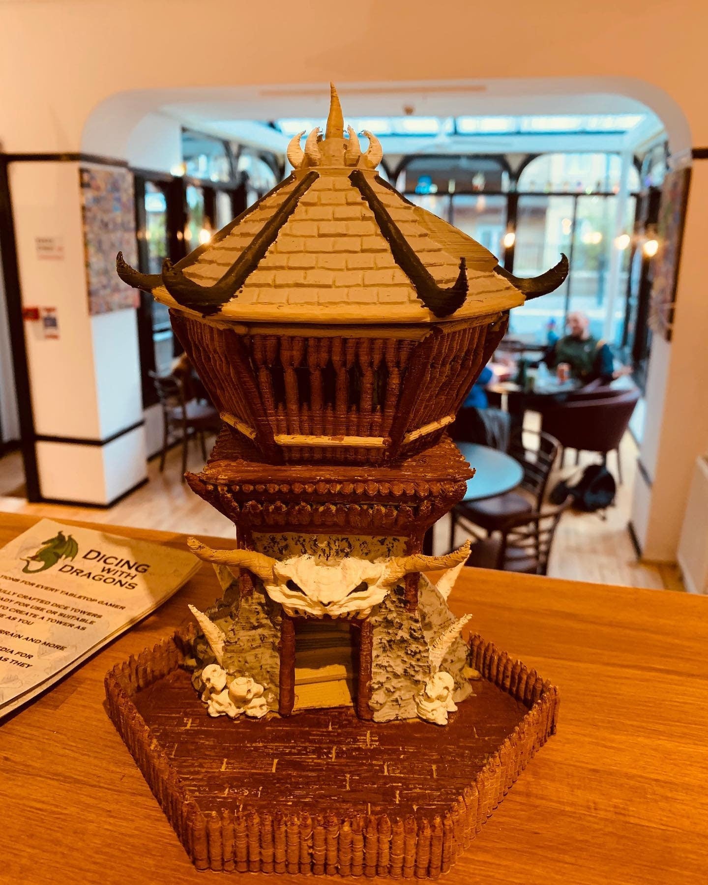 Fates End Barbarian Dice Tower - DnD, RPG, Call of Cthulhu, Dungeons and Dragons, Pathfinder, Table Top Gaming