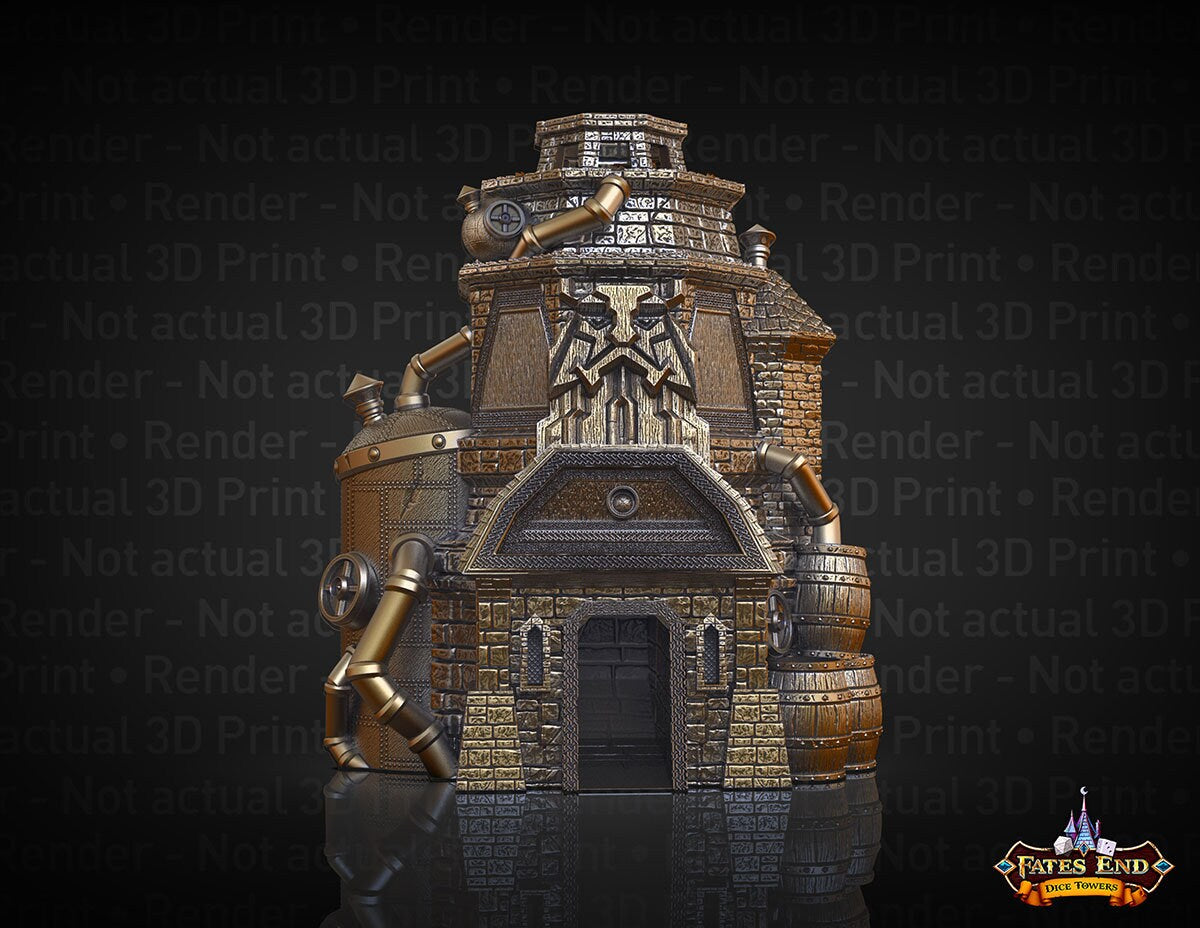 Fates End Dwarf Brewery Dice Tower