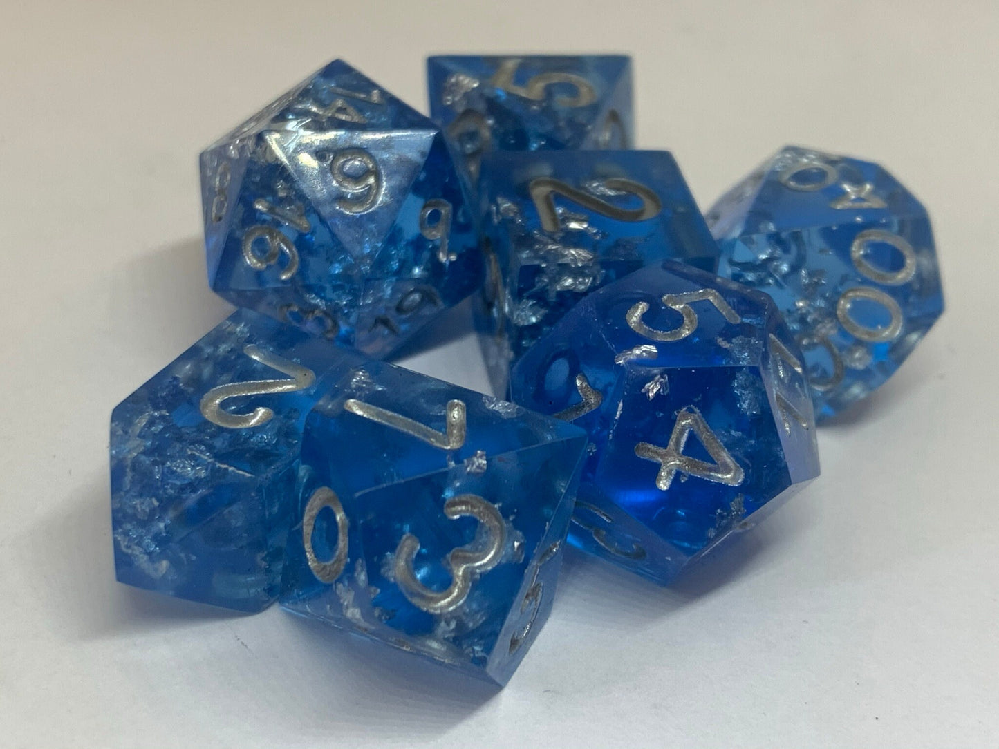 Mako Handmade Resin Edge Dice Set
