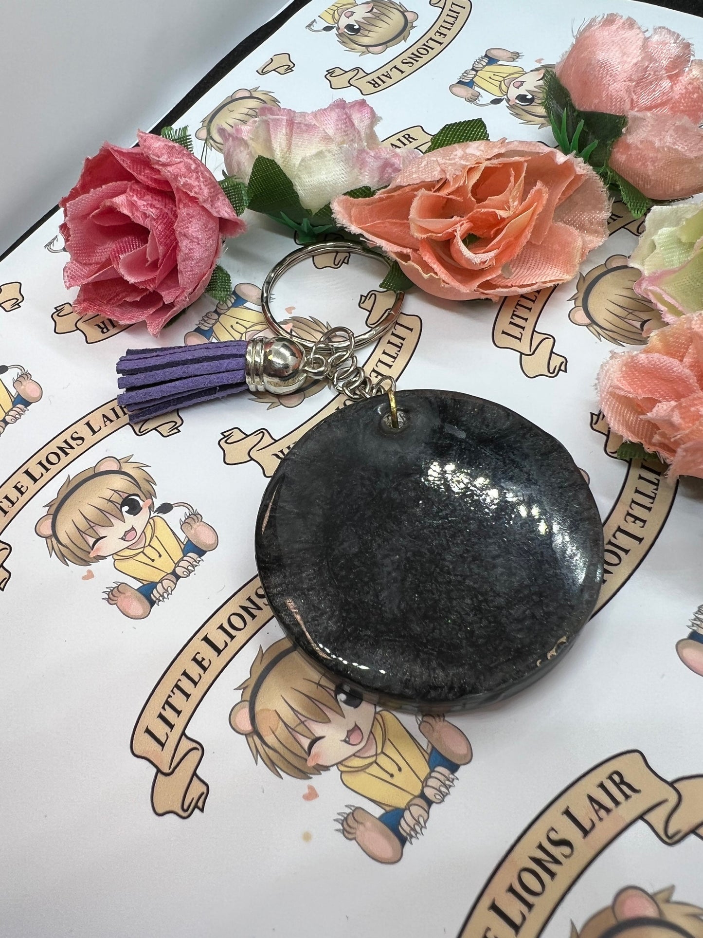 Death Star Galaxy Keychain