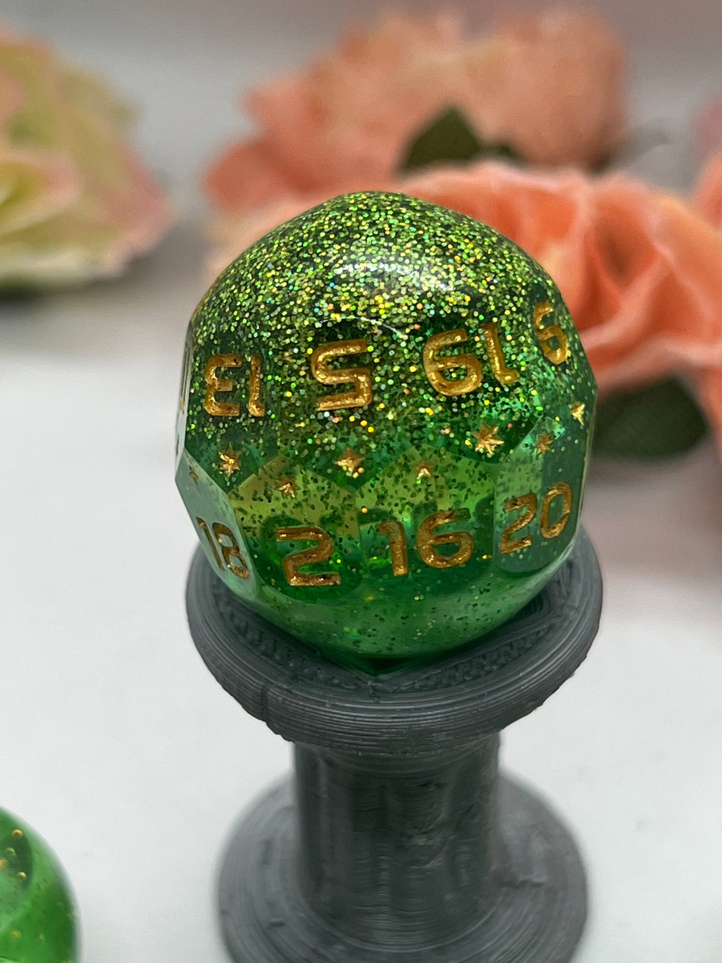 Rouges Riches Handmade Resin Orb Dice Set