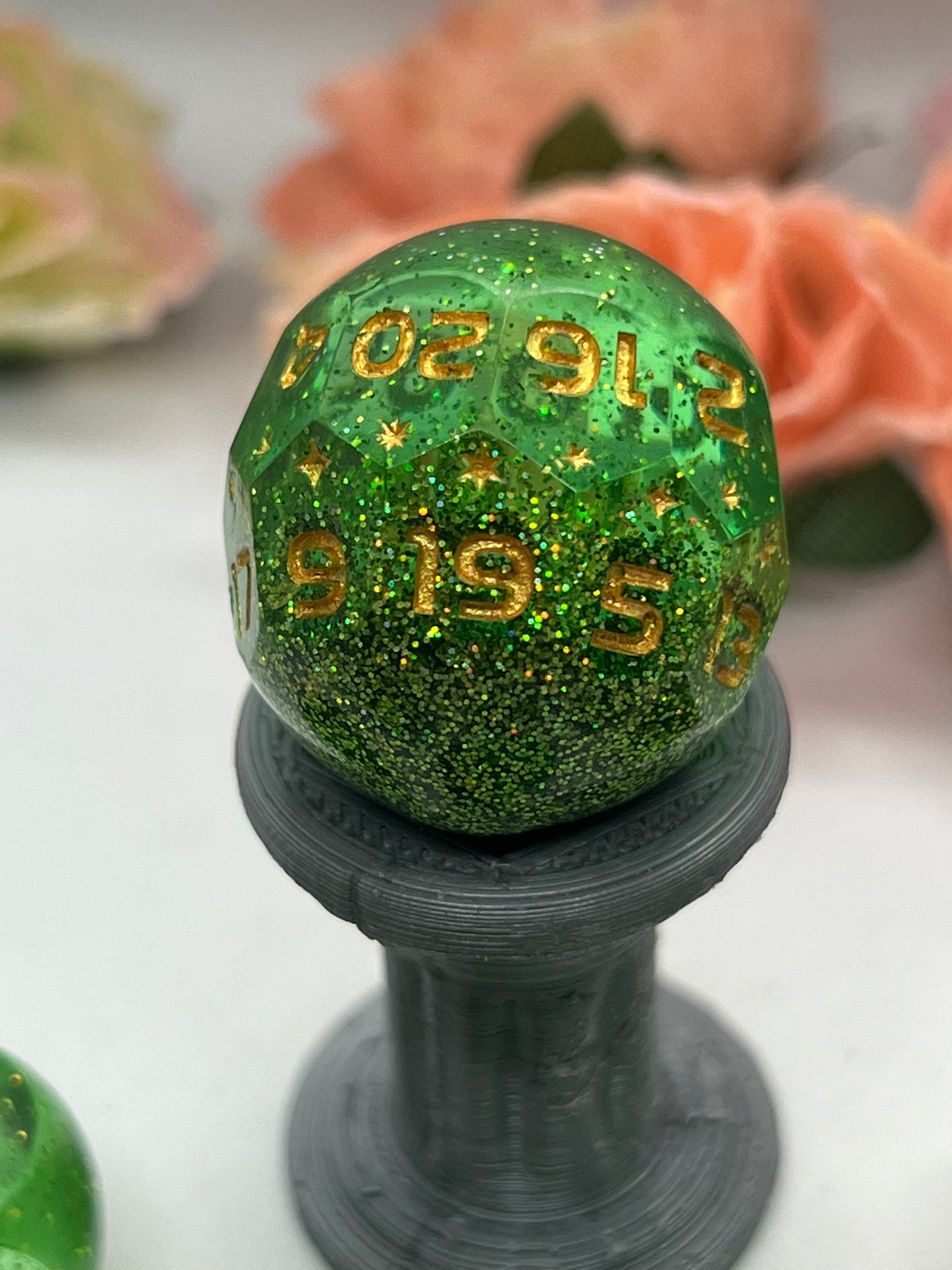 Rouges Riches Handmade Resin Orb Dice Set
